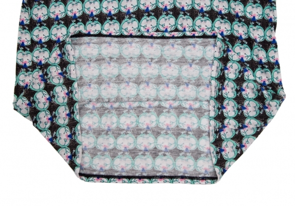  Tsumori Chisato TSUMORI CHISATO rayon silk biju- equipment ornament total pattern T-shirt multi 2 [ lady's ]