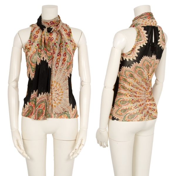 ジャンポールゴルチエJean Paul GAULTIER ペイズリープリントパワー