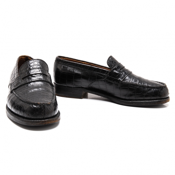 JM Weston J.M.Weston 180 Crocodile Lawfer Black 22 -й [Ladies]