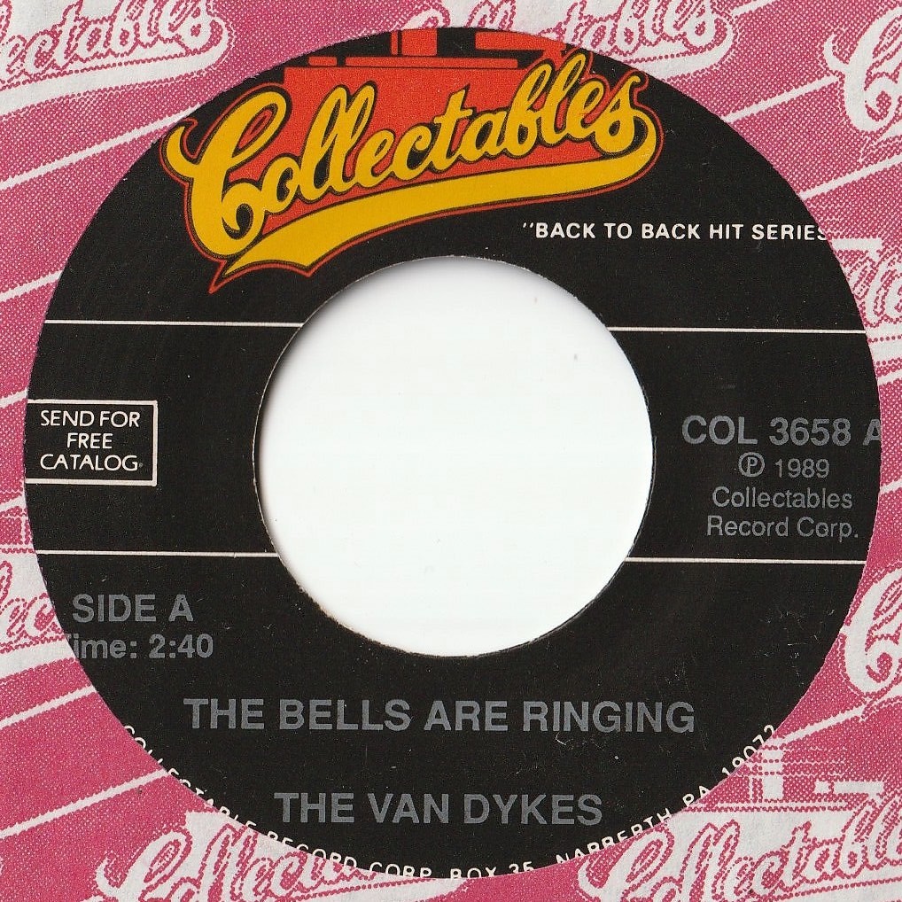 Van Dykes / Five Wings The Bells Are Ringing / Teardrops Are Falling Collectables US COL 3658 201220 R&B R&R レコード 7インチ 45_画像1