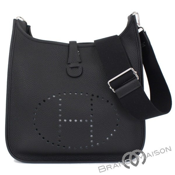有名なブランド 未使用品【エルメス】エヴリンⅢPM/トリヨンクレマンス/ブラック/U刻印/HERMES/レディース/ショルダーバッグ エブリン 有名なブランド 未使用品【エルメス】エヴリンⅢPM/トリヨンクレマンス/ブラック/U刻印/HERMES/レディース/ショルダーバッグ エブリン