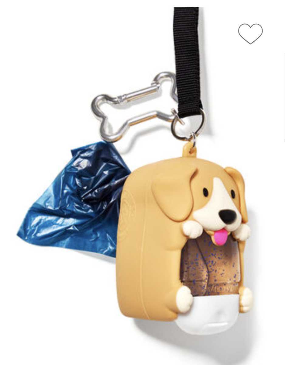 【送料無料】Bath&Body Works バス&ボディワークス PocketBacホルダー 犬 お散歩グッズ マナー袋 ハンドジェル ハンドサニタイザーの画像1