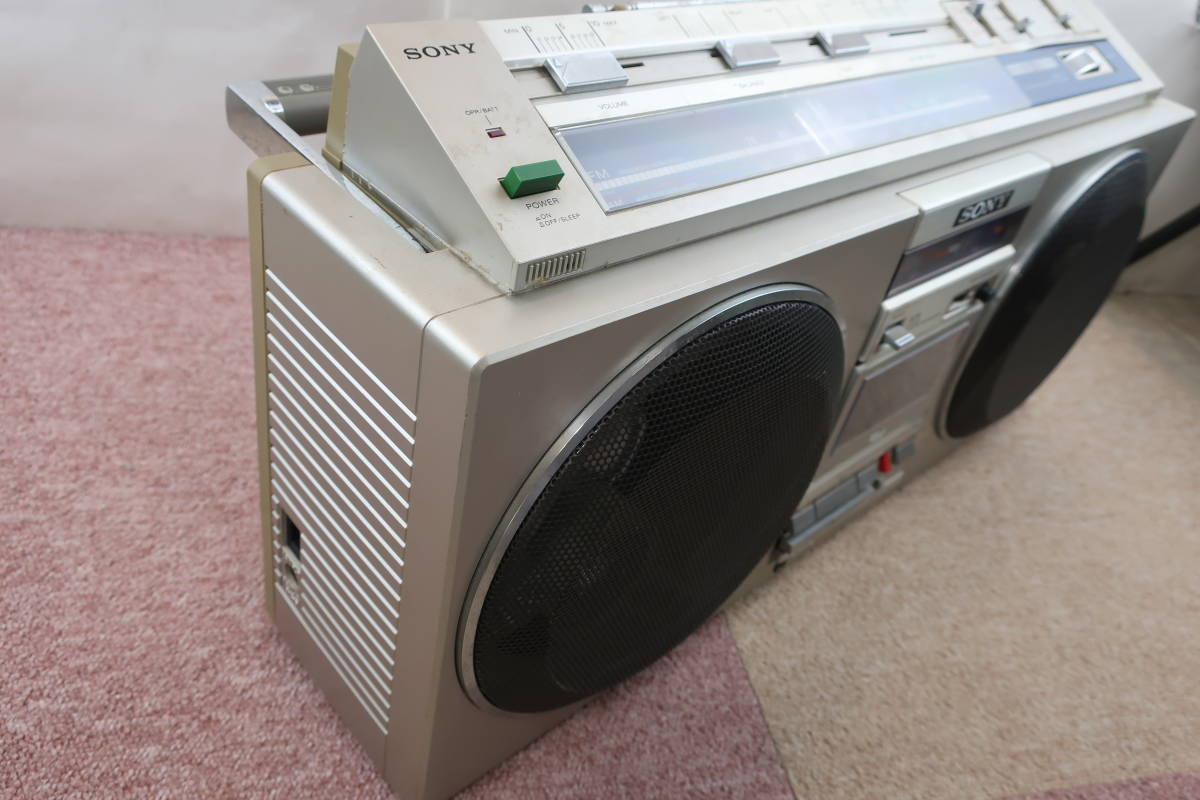SONYソニー CFS-77 ラジカセ ステレオカセットレコーダー動作品 【限定