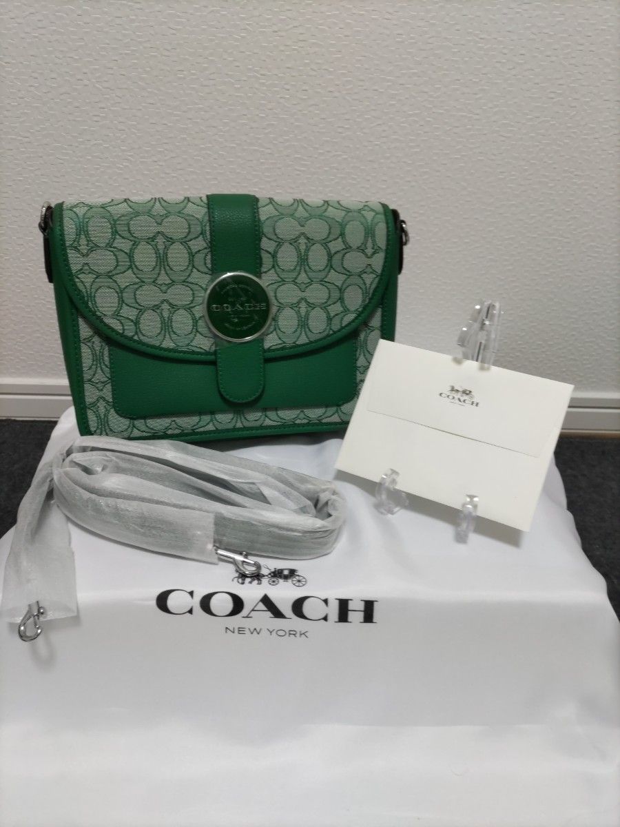COACH コーチ クロスボディ シグネチャー ジャカード 新作新品