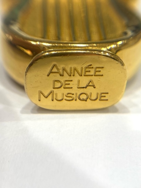 ◎ HERMES エルメス 1996年限定 ハープ カデナ 南京錠 ゴールド ANNEE DE LA MUSIQUE_画像4