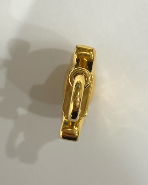 ◎ HERMES エルメス 1996年限定 ハープ カデナ 南京錠 ゴールド ANNEE DE LA MUSIQUE_画像8