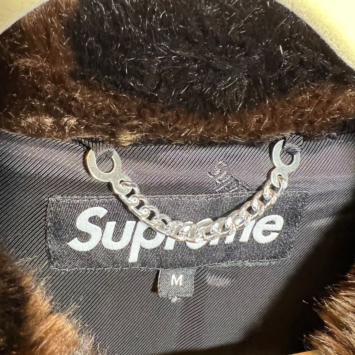 最終値下げ 美品 Supreme  Faux Fur Repeater ボンバージャケット