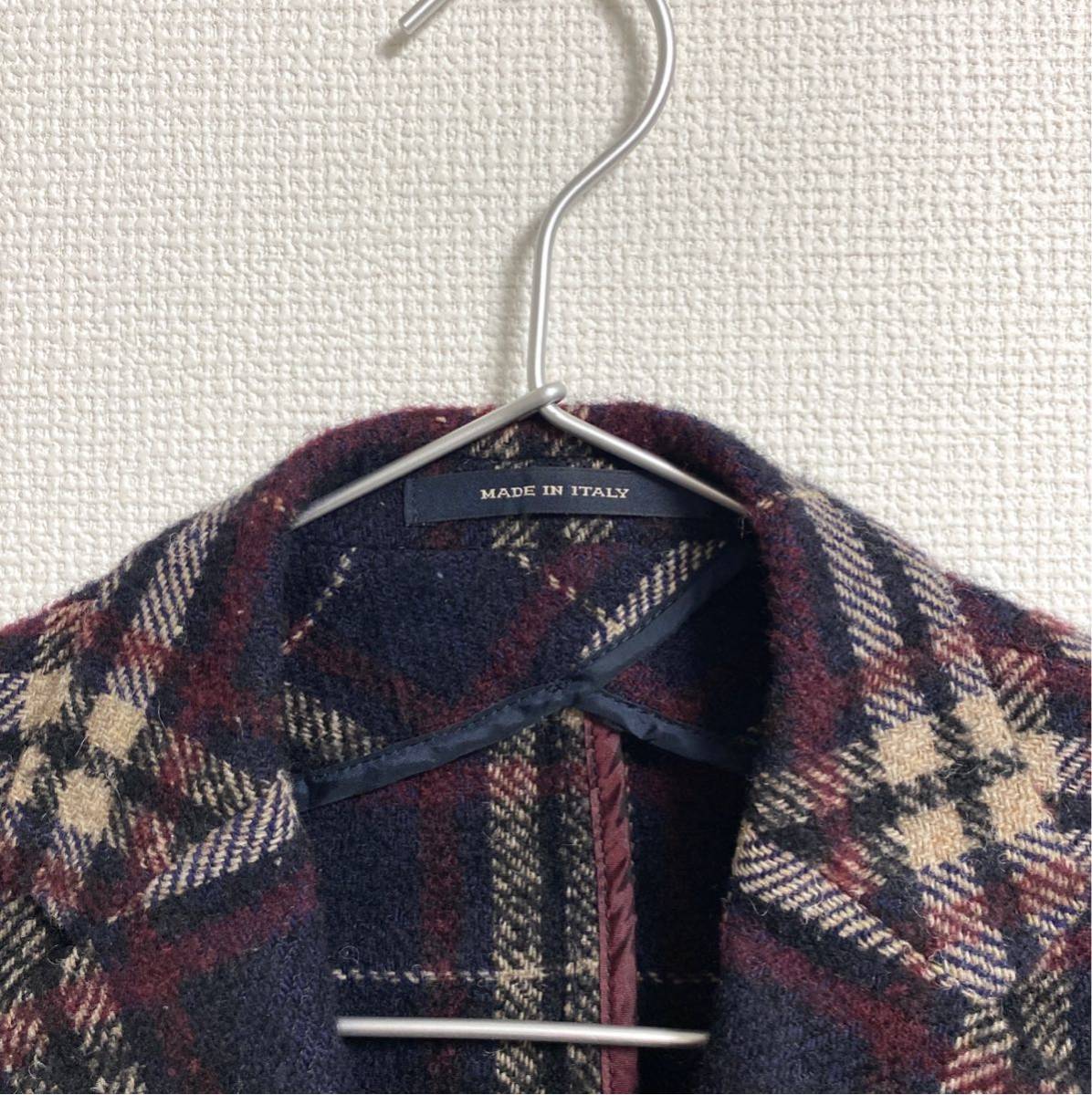 タリアトーレ TAGLIATOLE 2Bチェックジャケット size/46-