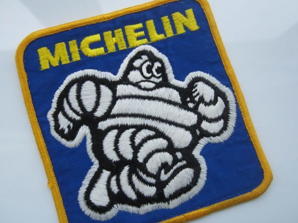 【中古】ビンテージ MICHELIN ミシュラン タイヤ キャラクター ビバンダム ワッペン/刺繍 エンブレム 自動車 カー用品 整備 作業着 B02_画像2