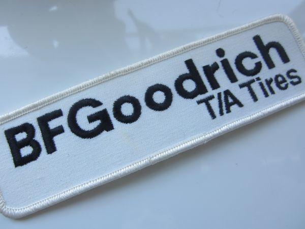 BF Goodrich TA Tires タイヤ ロゴ ワッペン/刺繍 自動車 バイク カー用品 整備 作業着 レーシング スポンサー 169_画像2
