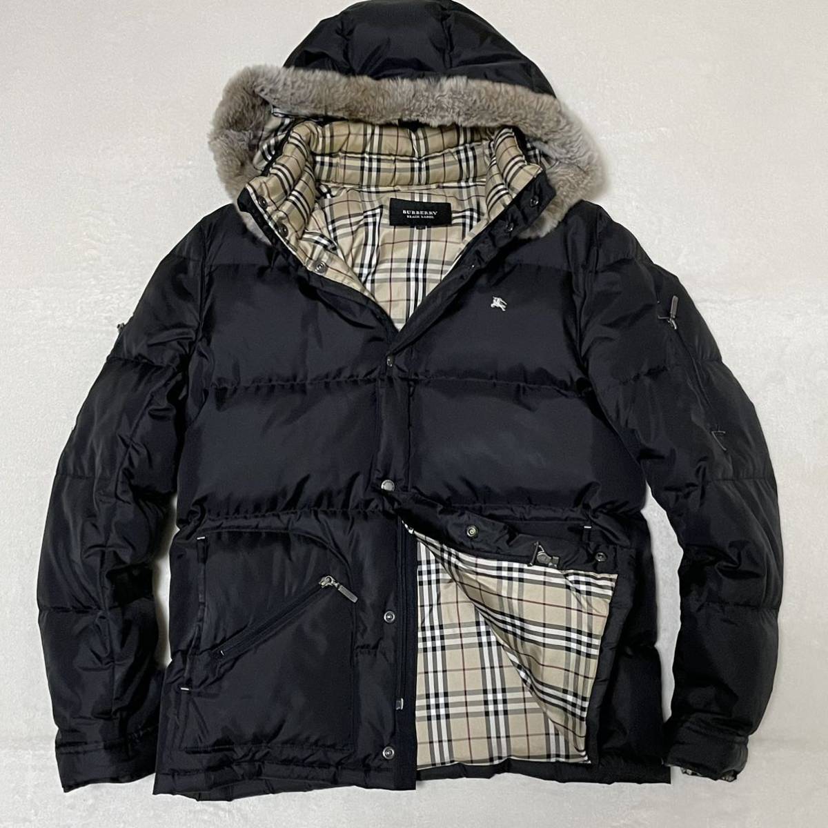 大得価人気SALE バーバリー ブラックレーベル ジャンパー ラビット