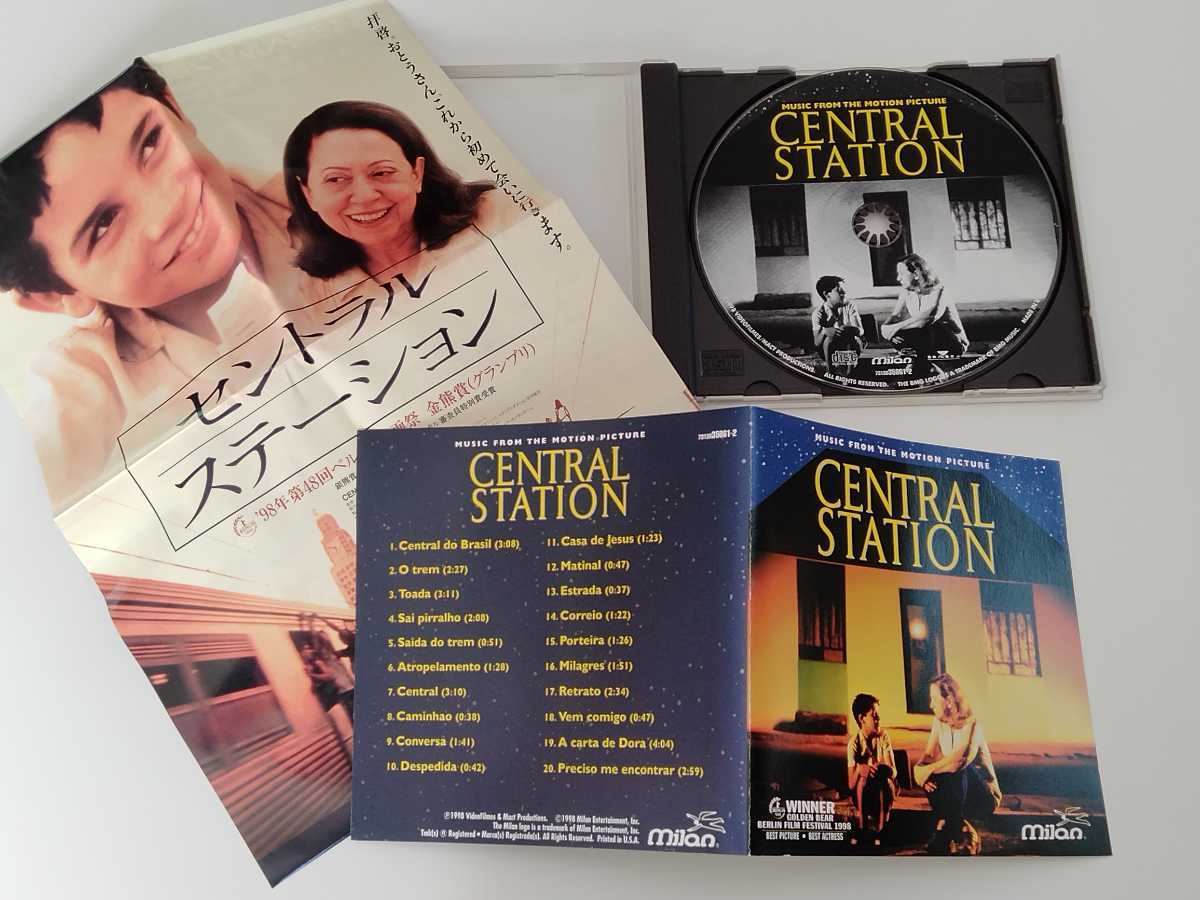 【チラシ付き】CENTRAL STATION SOUNDTRACK CD BMG/MILAN 73138-35861-2 98年名作,Central Do Brasil,Jacques Morelenbaum,Marcos Suzano,_画像3
