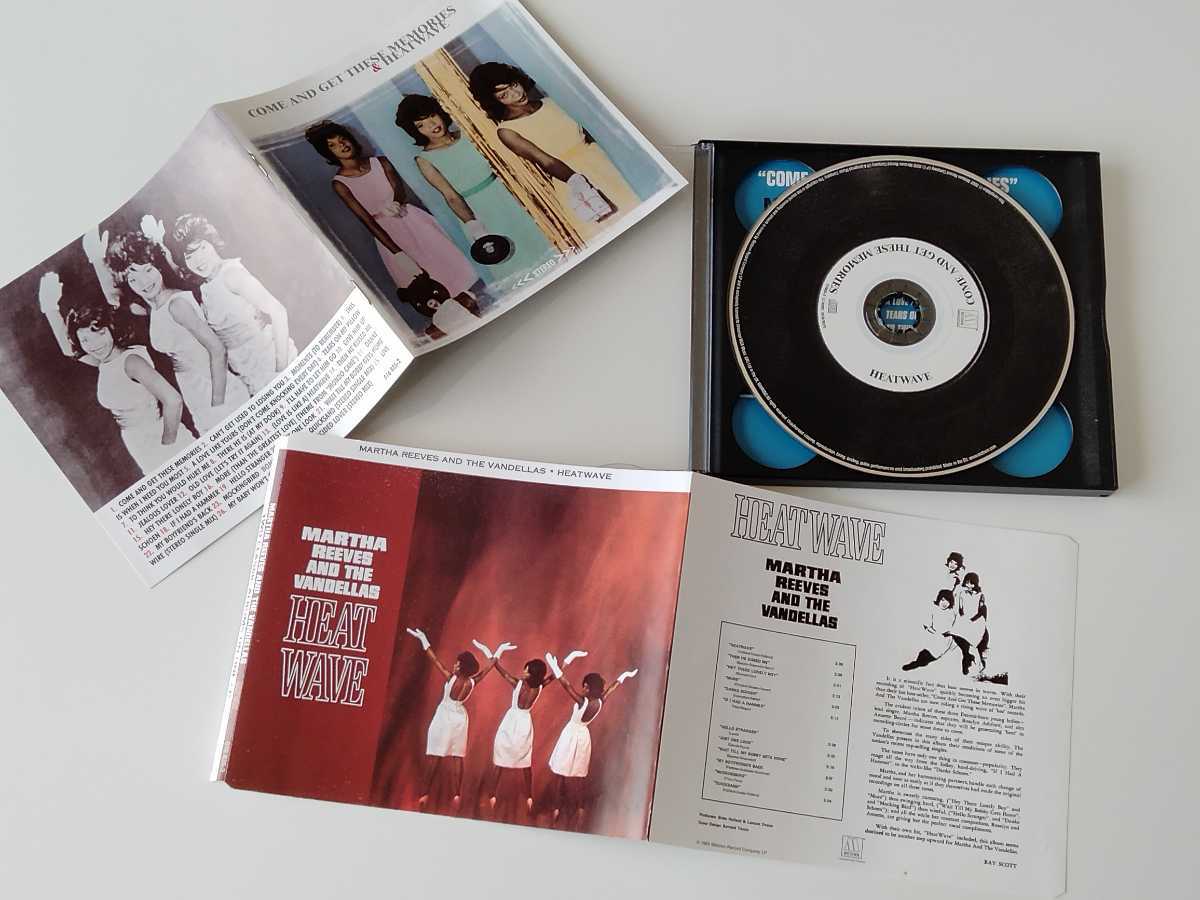 【2in1CD】Martha And The Vandellas/Come And Get These Memories+Heatwave+貴重4ボートラCD MOTOWN 016835-2 63年名盤2作品,02年限定UK盤_画像4