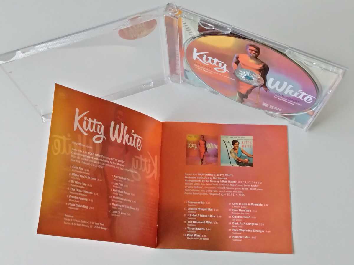 【2LPon1CD】Kitty White / Cold Fire! & Folk Songs CD FRESH SOUND RECORDS FSR-CD506 56年名盤2作品収録,08年リリース入手困難盤_画像4