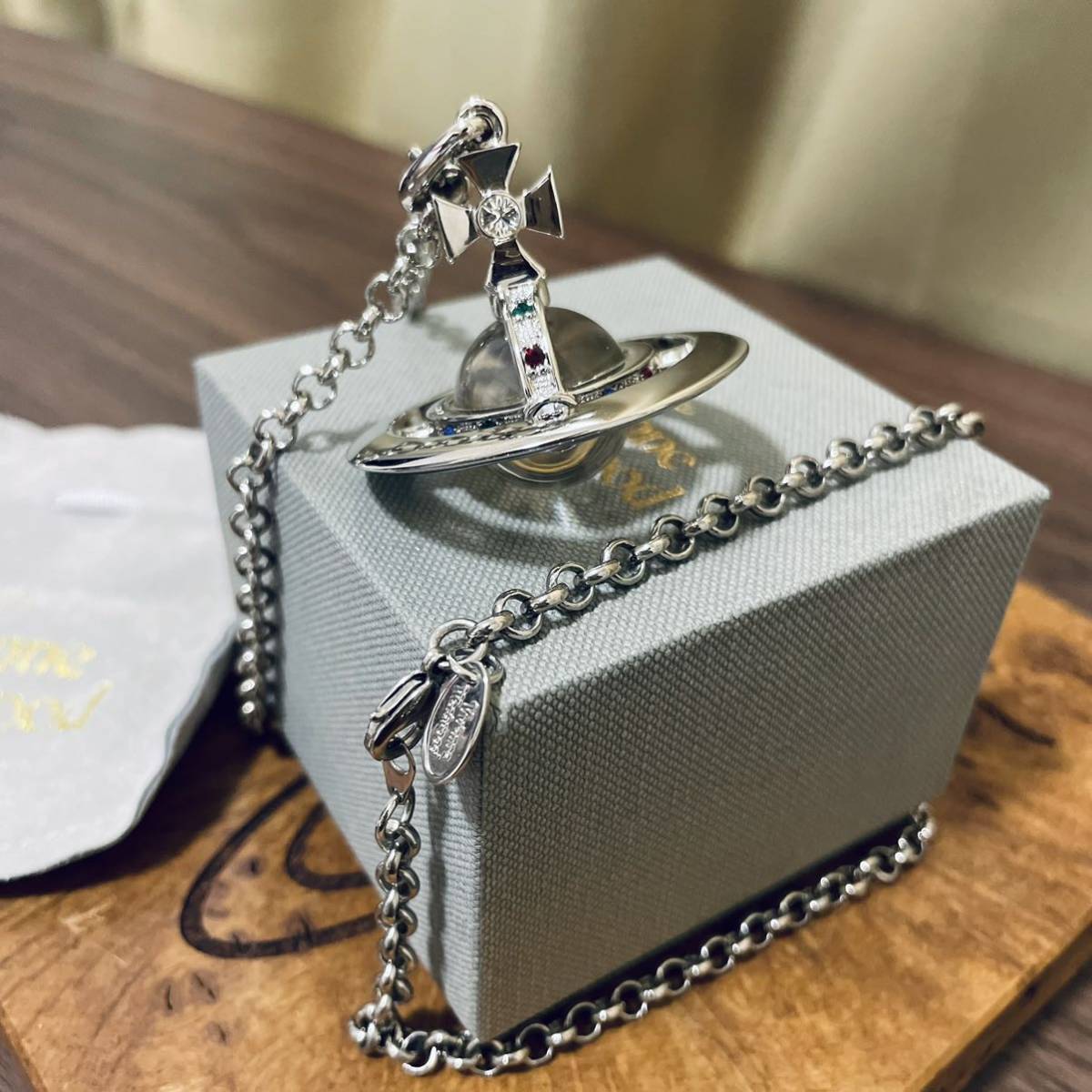 極美/お箱類付VivienneWestwood 旧スモールオーブ