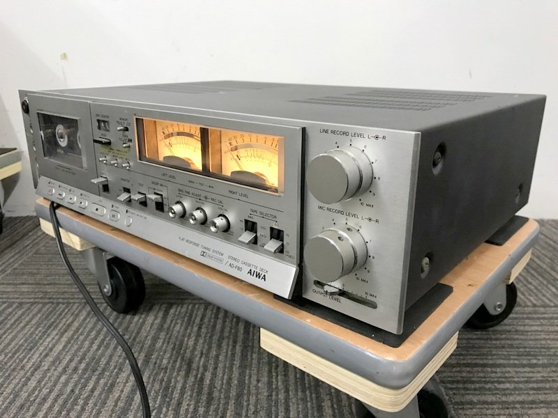 ヤフオク! - 【ジャンク品】AIWA AD-F80 カセットデッキ アイ...