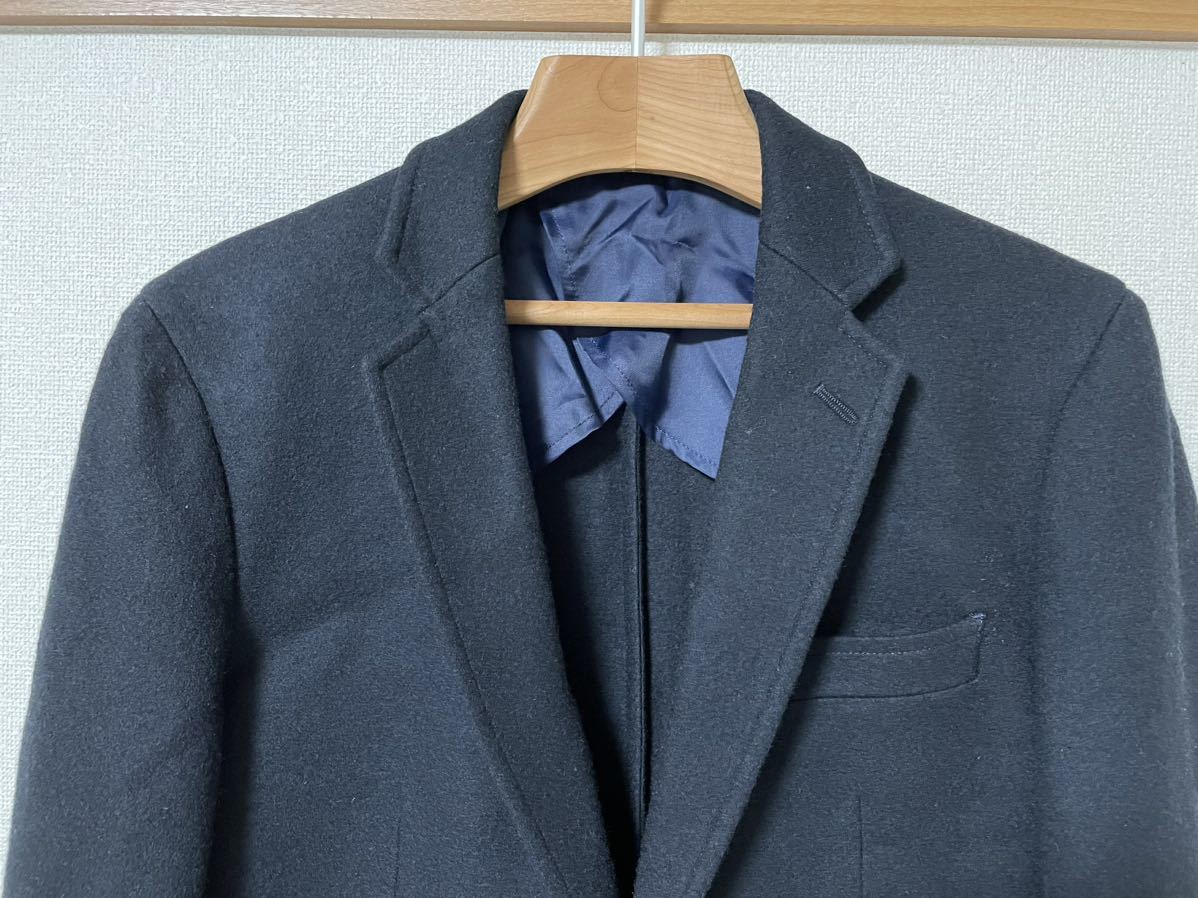 ARBREarubru wool material 3B jacket navy blue size46 Candidum D.C.White