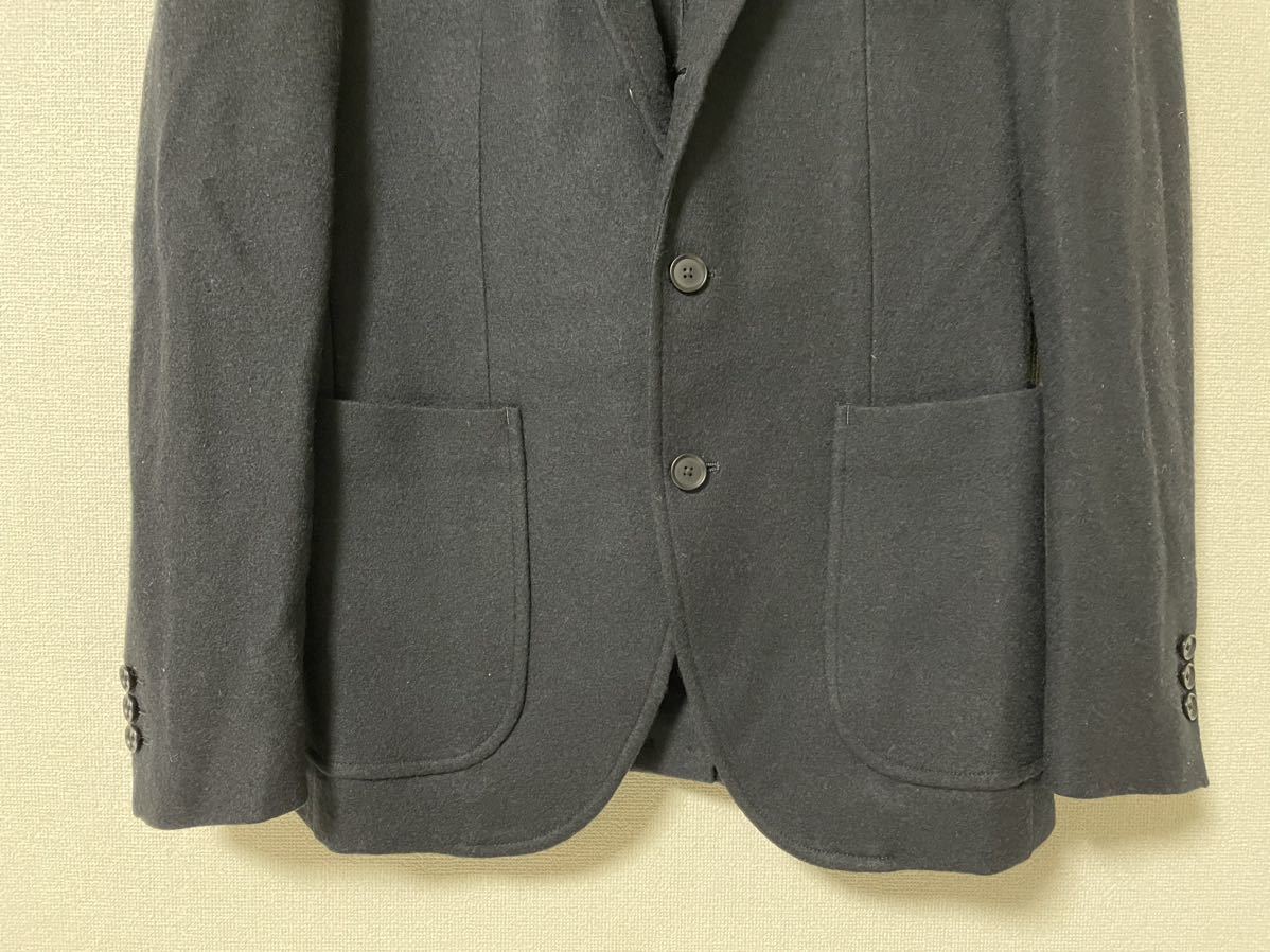 ARBREarubru wool material 3B jacket navy blue size46 Candidum D.C.White