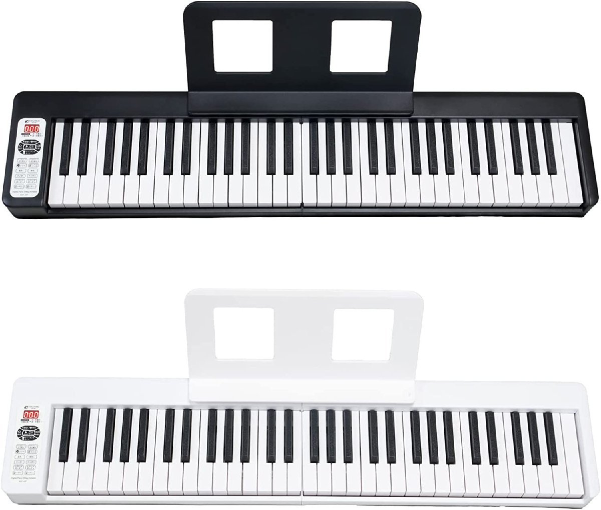 KIKUTANI KDP-61P WHTkiktani электронное пианино белый 61 клавиатура заряжающийся переносная сумка источник питания адаптор sa стойка n педаль вид приложен складной 