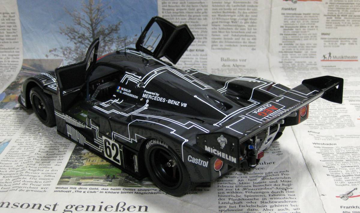 ☆激レア絶版*世界1988台*EXOTO*1/18*1988 Sauber Mercedes C9 #62 AEG ブラック 自動車 ☆激レア絶版*世界1988台*EXOTO*1/18*1988 Sauber Mercedes C9 #62 AEG ブラック 自動車