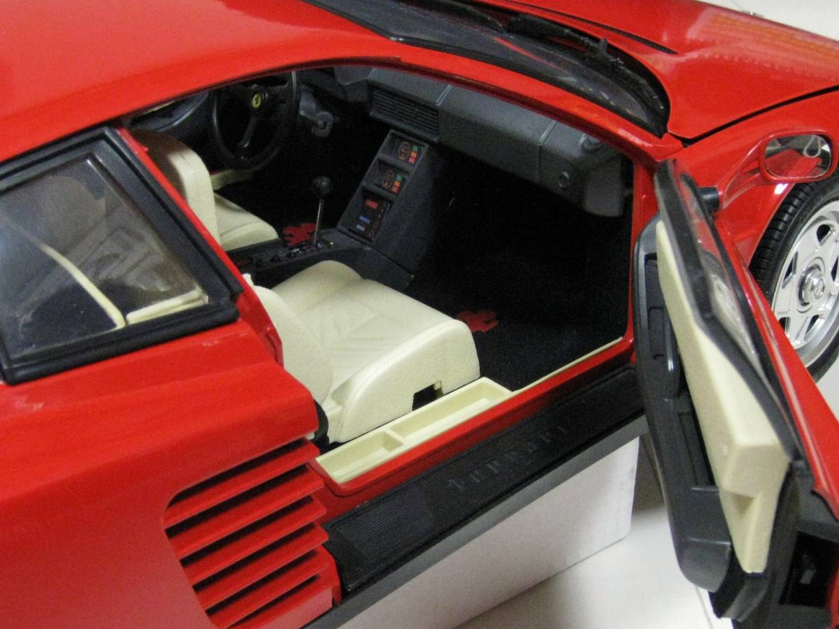 * rare out of print *POCHER*1/8*Ferrari Testarossa Coupe red * Pocher * Ferrari ≠BBR