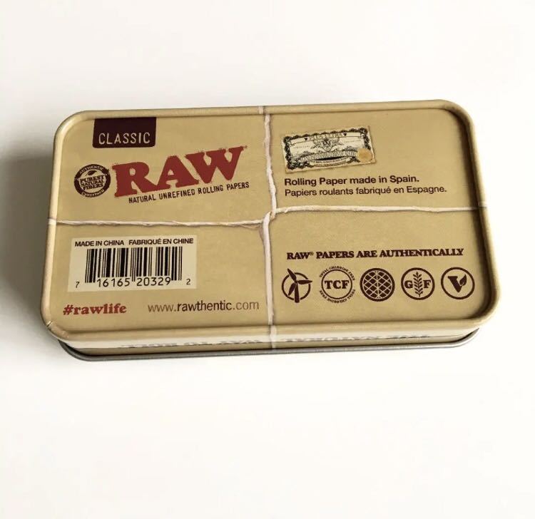 新品 RAW 正規品 スライド缶ケース タバコケース 手巻きタバコ 喫煙具