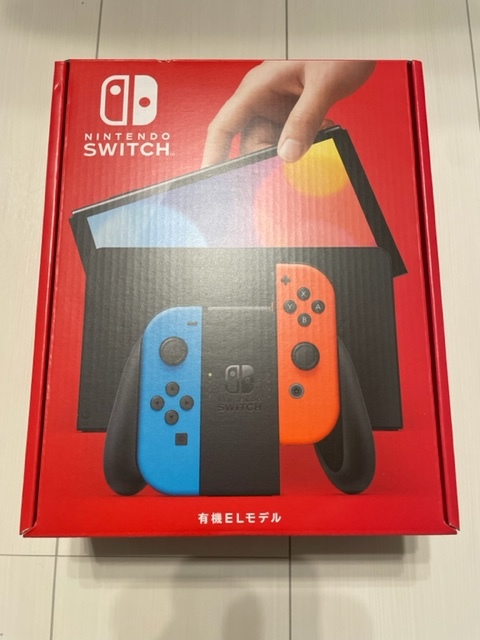 新品未開封 Nintendo Switch 有機ELモデル ネオンレッド・ネオンブルー