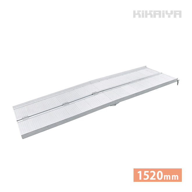  wheelchair for slope 1520mm four . folding type aluminium slope step difference cancellation aluminium bridge nursing articles ( rubber mat present ) KIKAIYA