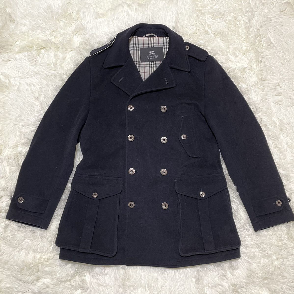 希少Lサイズ【極美品】BURBERRY BLACK LABEL バーバリーブラック