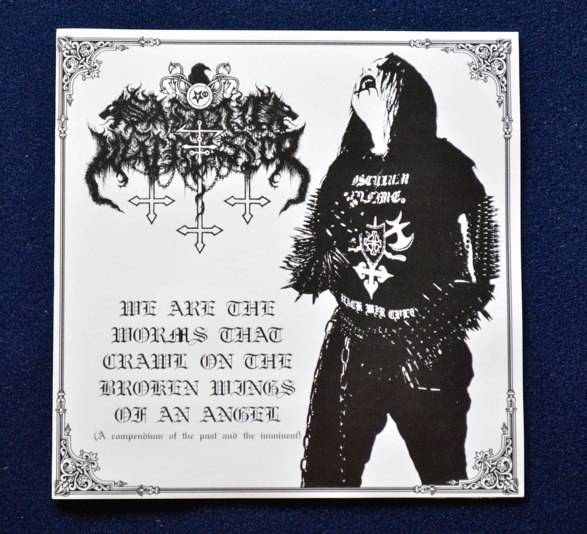 200枚限定 Satanic Warmaster / We Are The Worms That Crawl On The Broken Wings Of An Angel フィンランド ブラックメタル black metal_画像4