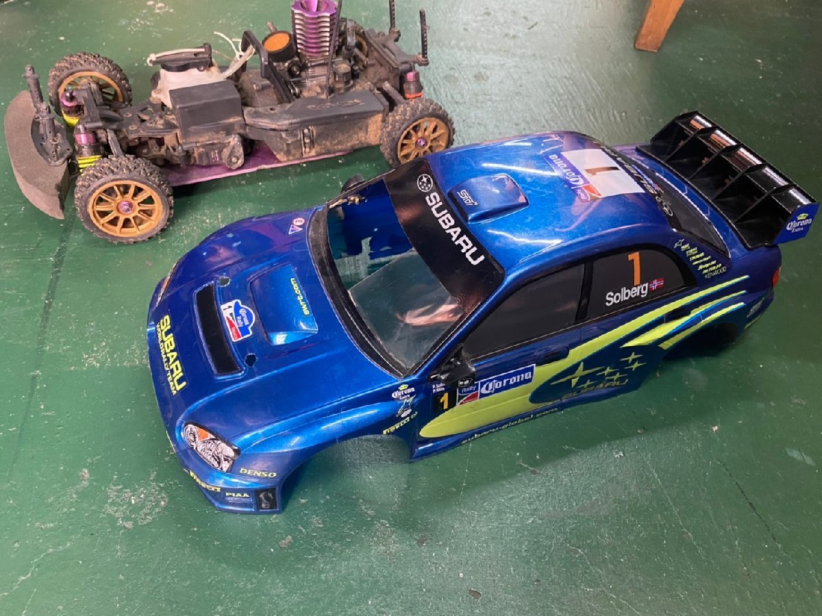 KYOSHO 京商 HPI　インプレッサ　GC8　ラリー　エンジンカー　ラジコンカー　廃盤　レア　プロポ　ボディー　_購入後は、清掃を推奨します