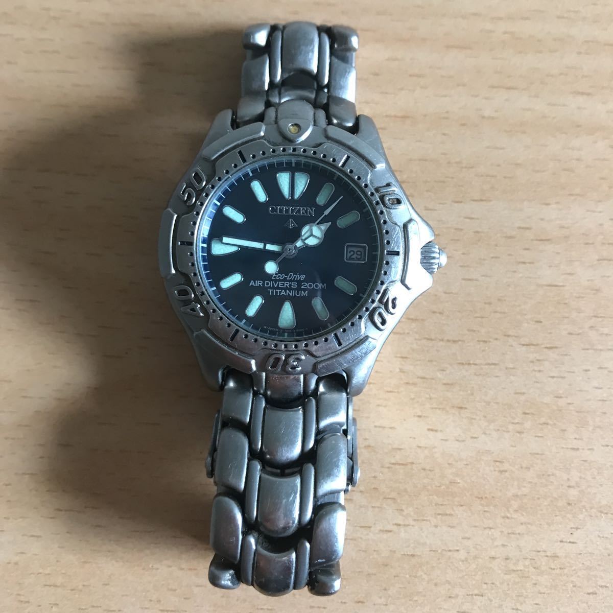 CITIZEN シチズン AIR DIVER´S TITANIUM 腕時計-