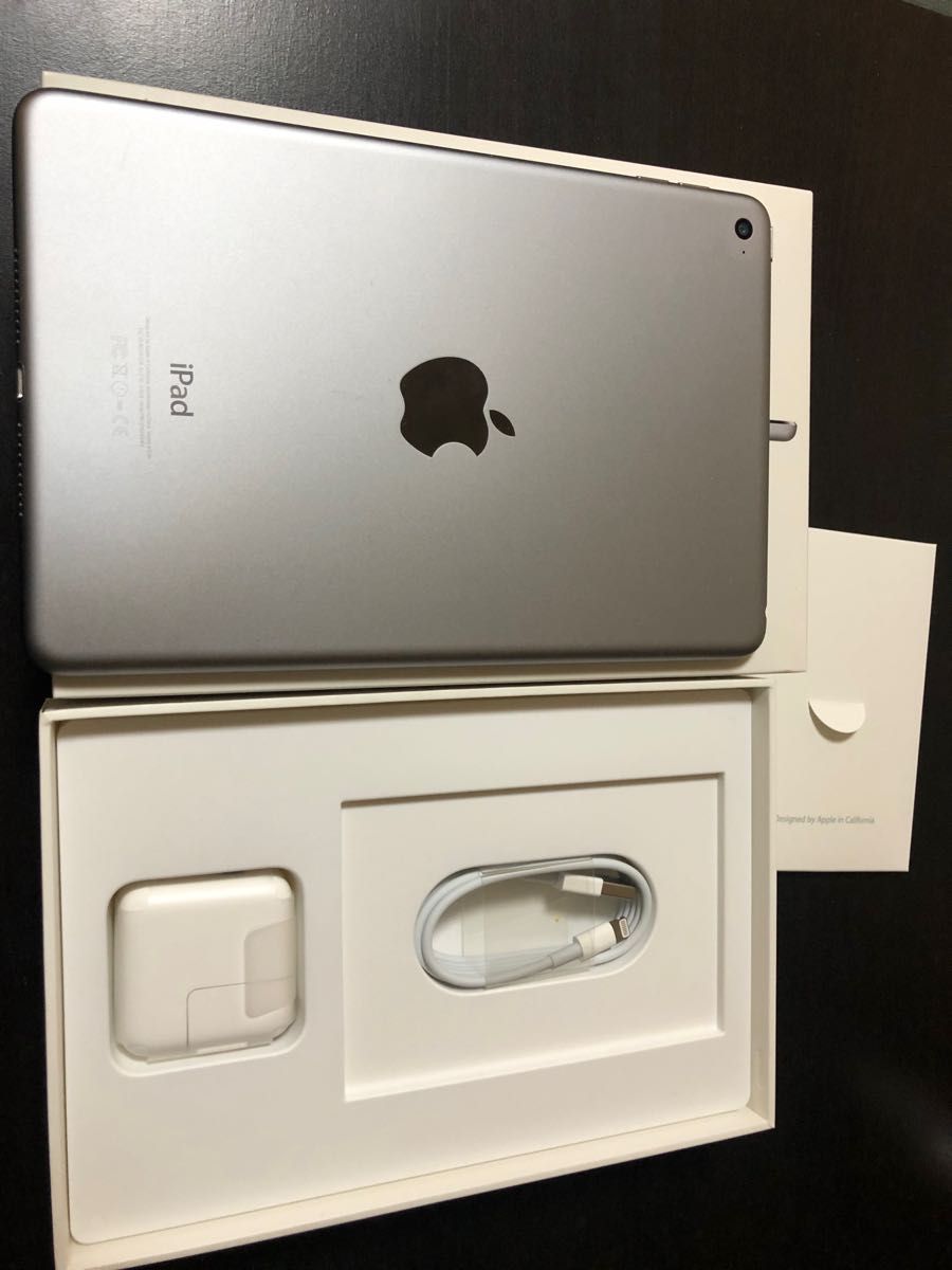 在庫あり/即出荷可】 iPad mini 4 silver WI-FI 16GB バッテリー９４