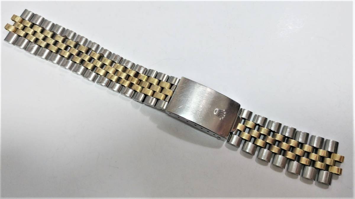 ROLEX 20mm 純正ジュビリーブレスYGコンビ Yahoo!オークション - ROLEX 20㎜YGコンビ巻きジュビリーブレス