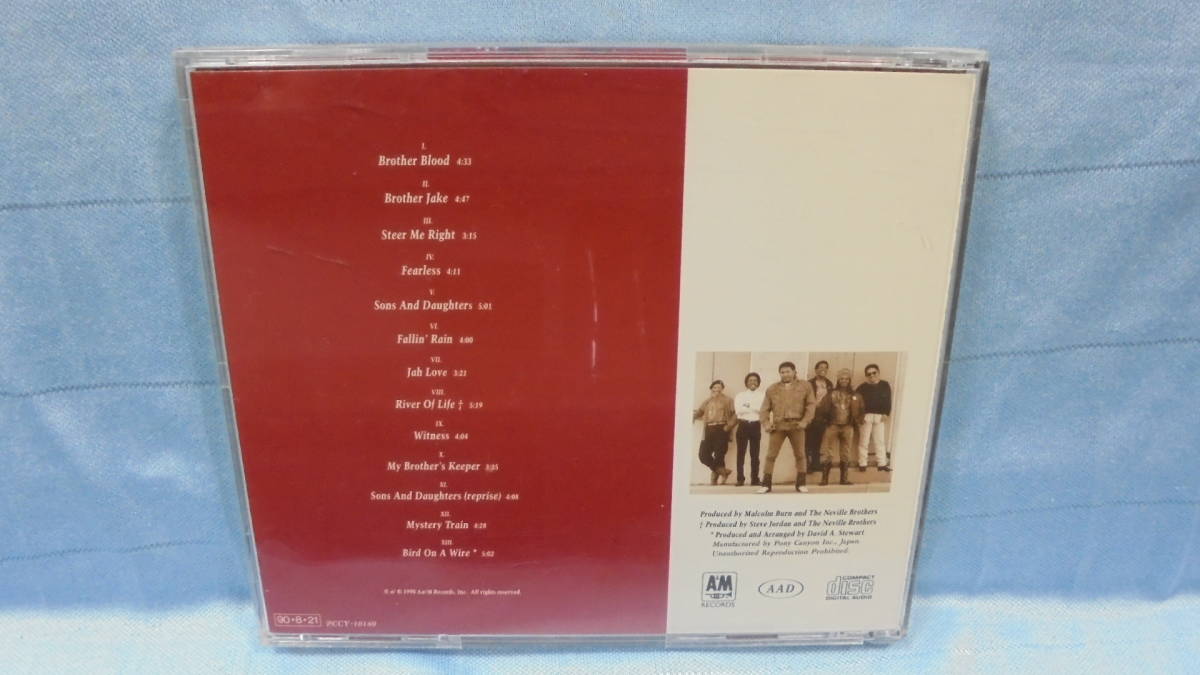 【CD】ネヴィル・ブラザーズ / Neville Brothers : Brother's Keeper / 国内盤★同梱発送可能_画像3