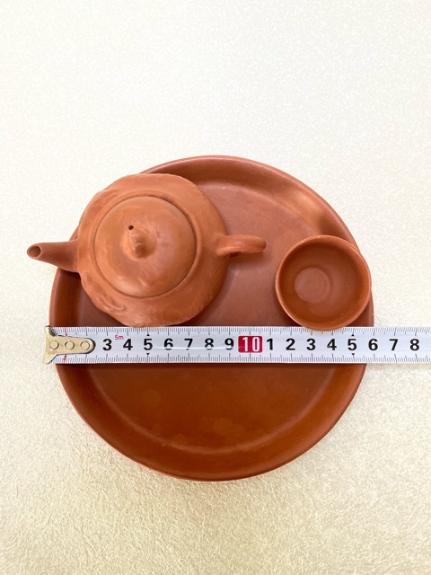 未使用蓋付き龍模様の中国茶マグカップ と 中古シンプル中国茶器セット(急須は龍模様)の画像10