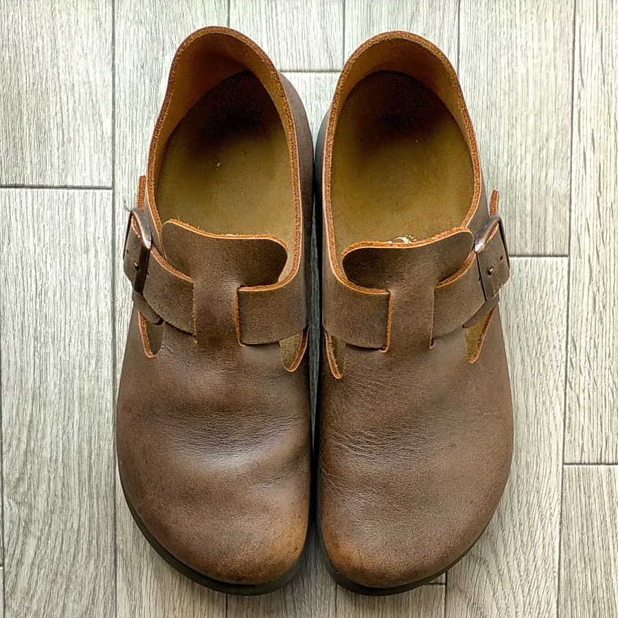 BIRKENSTOCK　ビルケンシュトック　ロンドン　LONDON　38 24.5 ナロー　ブラウン