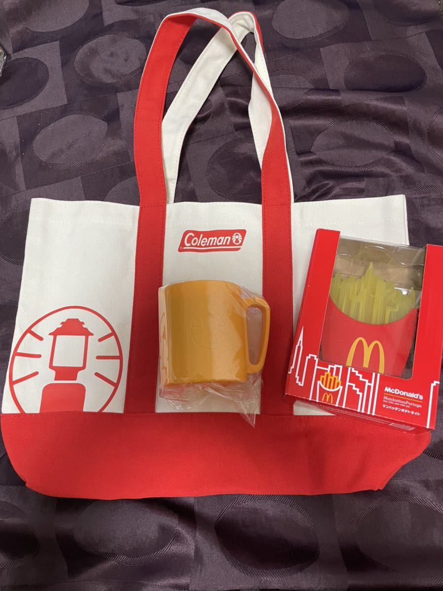 未使用 マクドナルド コラボ 福袋 3点セット コールマン Coleman