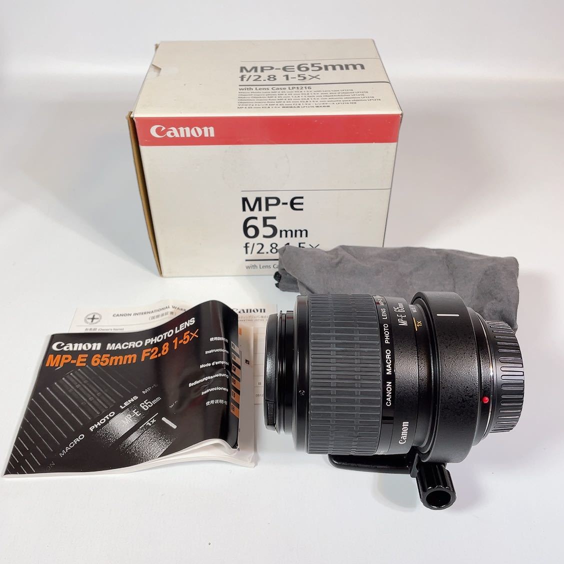 Canon MP-E 65mm F2.8 1-5x マクロレンズ