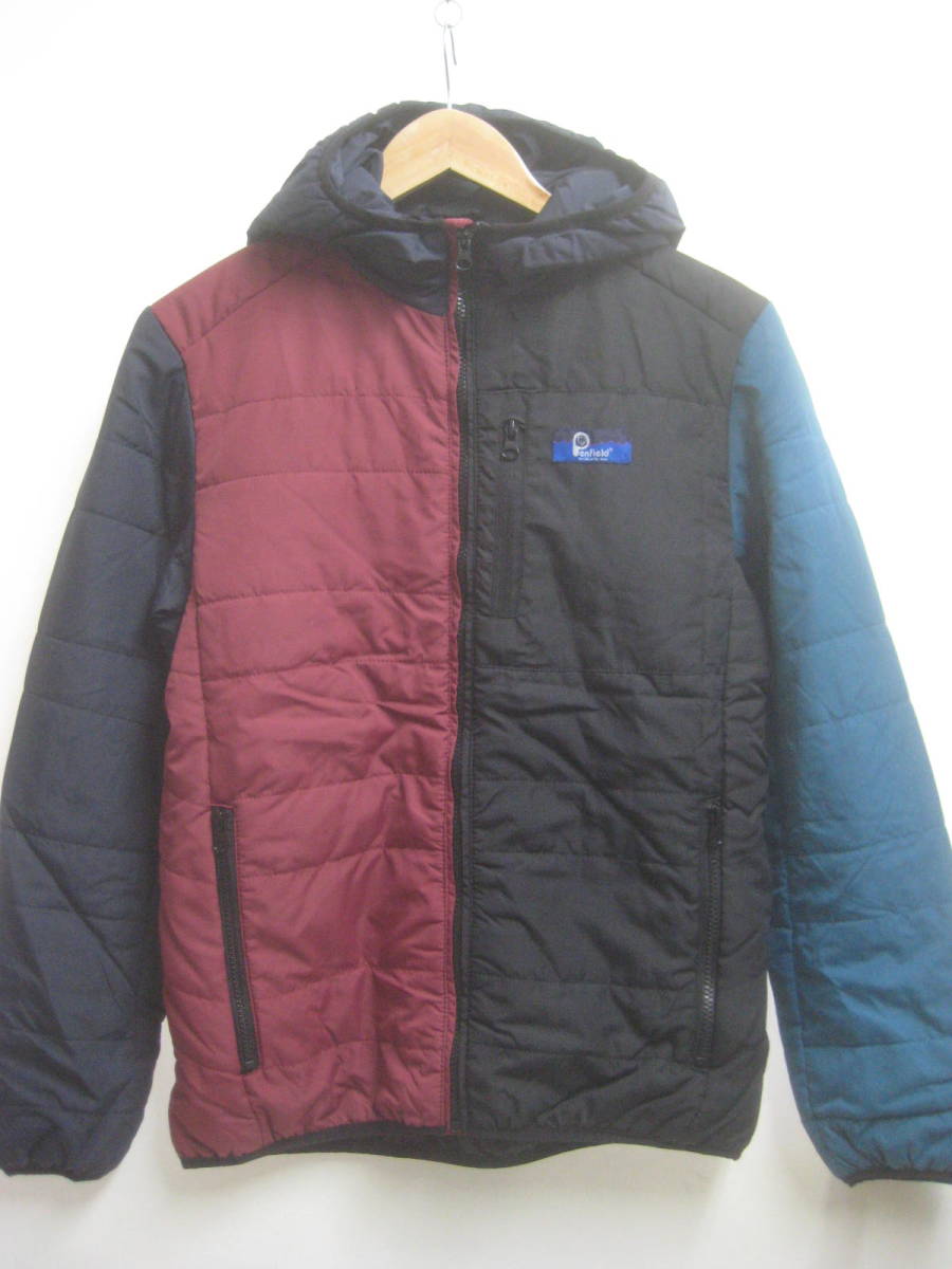 一点物!! PenField ペンフィールド ロゴ入り ジップアップジャケットパーカー マルチカラー/クレイジーカラー サイズ S_画像1