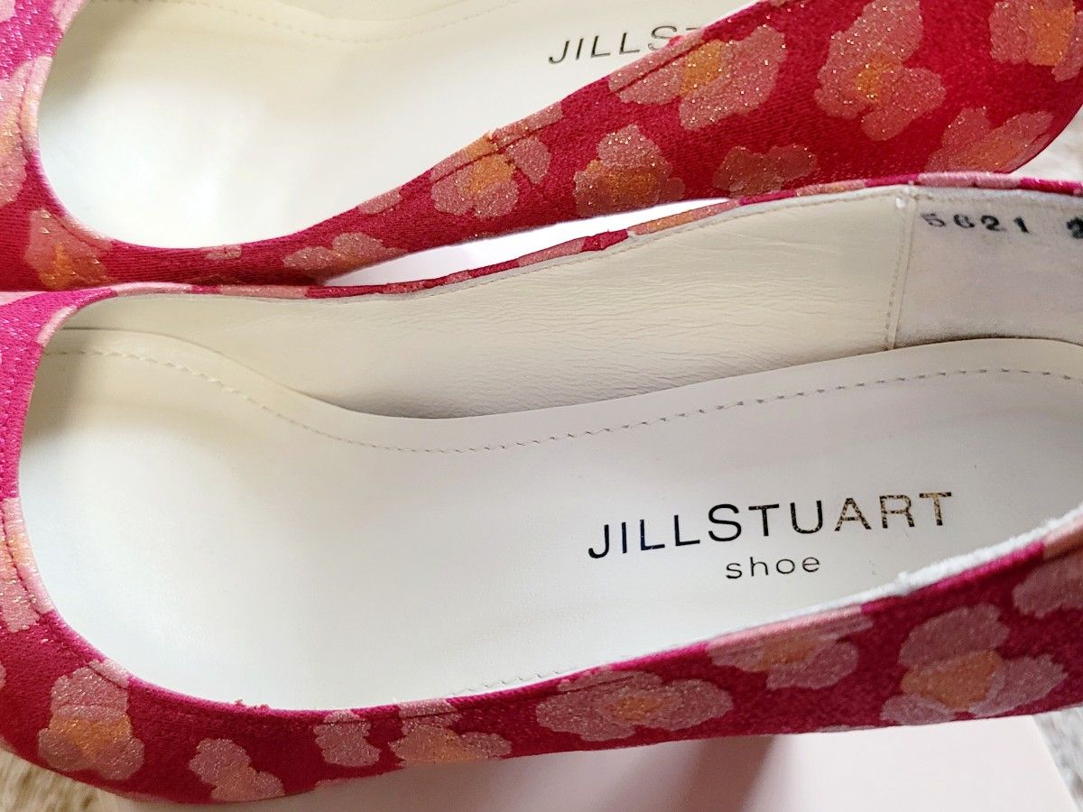 【JILLSTUART】ジルスチュアート パンプス 22.5cm 花柄 8.5cmヒール