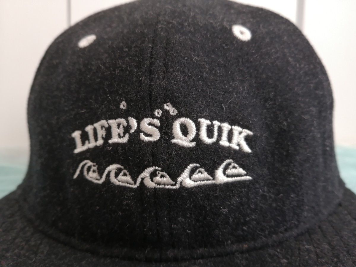 【新品未使用 QUIKSILVER（クイックシルバー）】LIFES QUIK CAP  ウールフラットキャップ