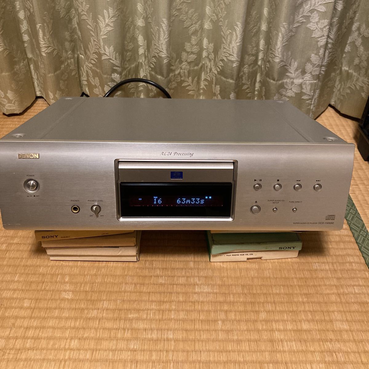 一部予約販売】 Denon CD SACDプレーヤー プレミアムシルバー DCD