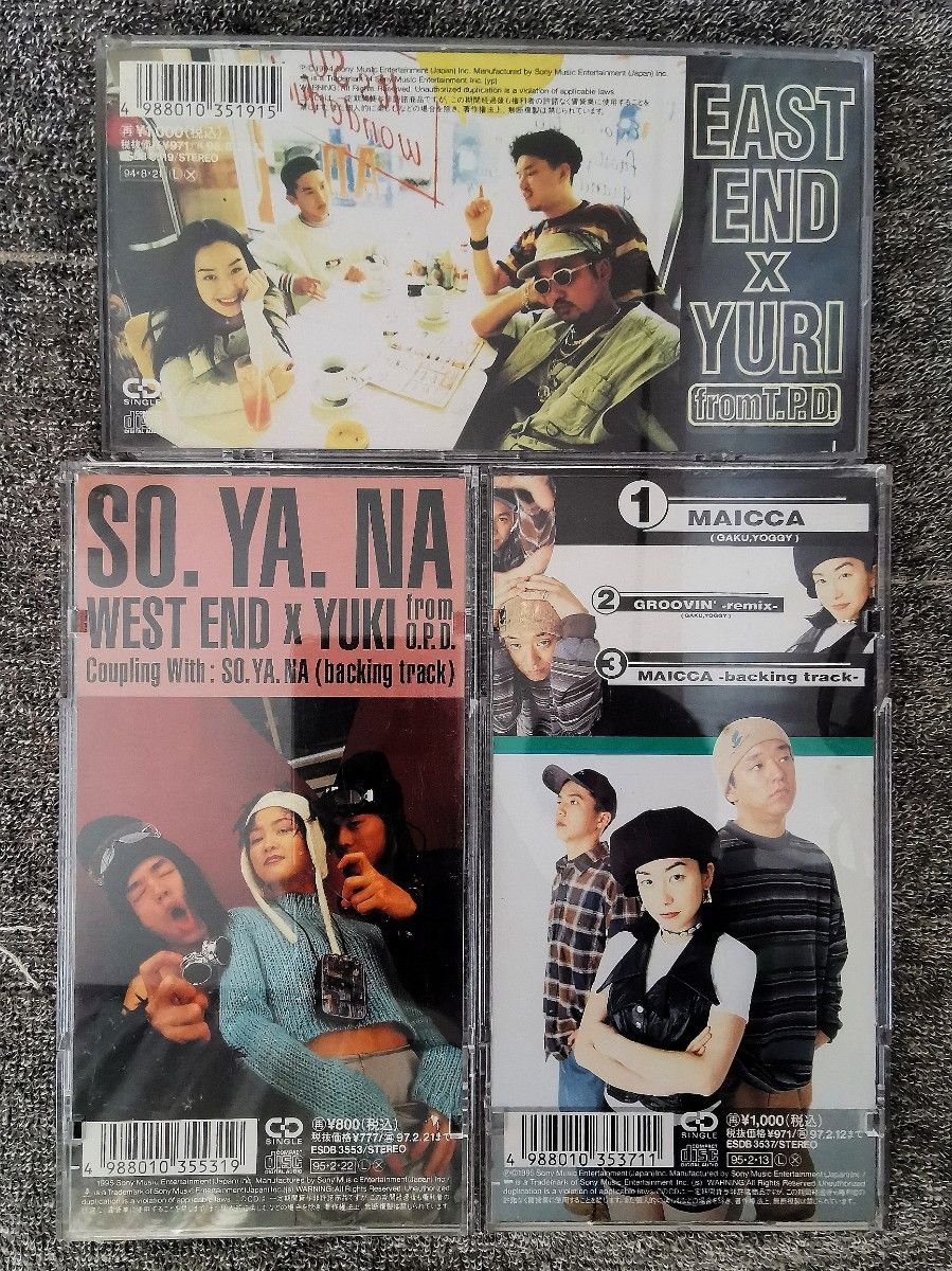 EAST END × YURI / DA.YO.NE & MAICCA、WEST END × YUKI / SO.YA.NA