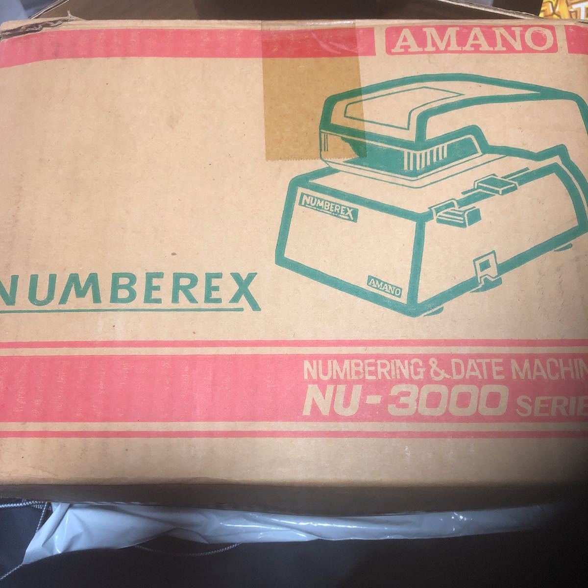 amano アマノ　ナンバーレックス　numberex タイムレコーダー　nu 3140
