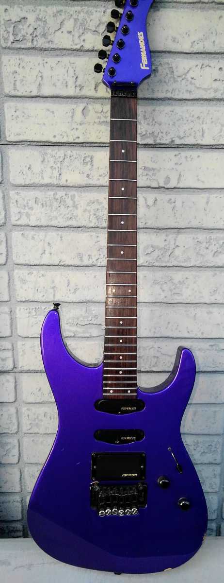 【調整済】Fernandes FR-55 エレキギター SSH フェルナンデス Yahoo!オークション - FERNANDES FR-55 SSH パープル 欠品有り