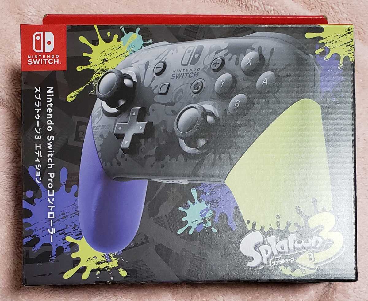 未使用品 Switch プロコントローラー スプラトゥーン3 エディション