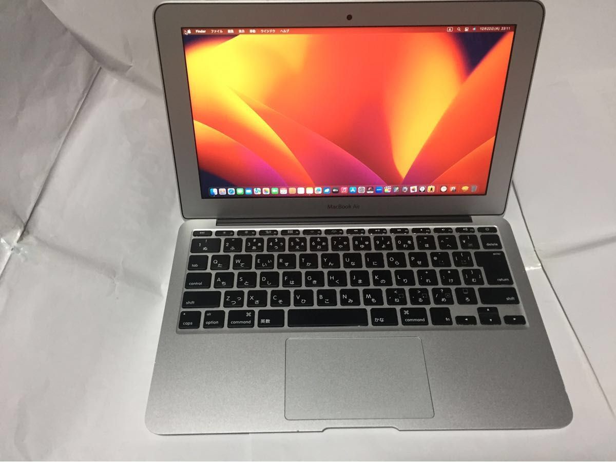 Macbook air 2015 11インチ(office365付き、OS Ventura 13.1) ノート