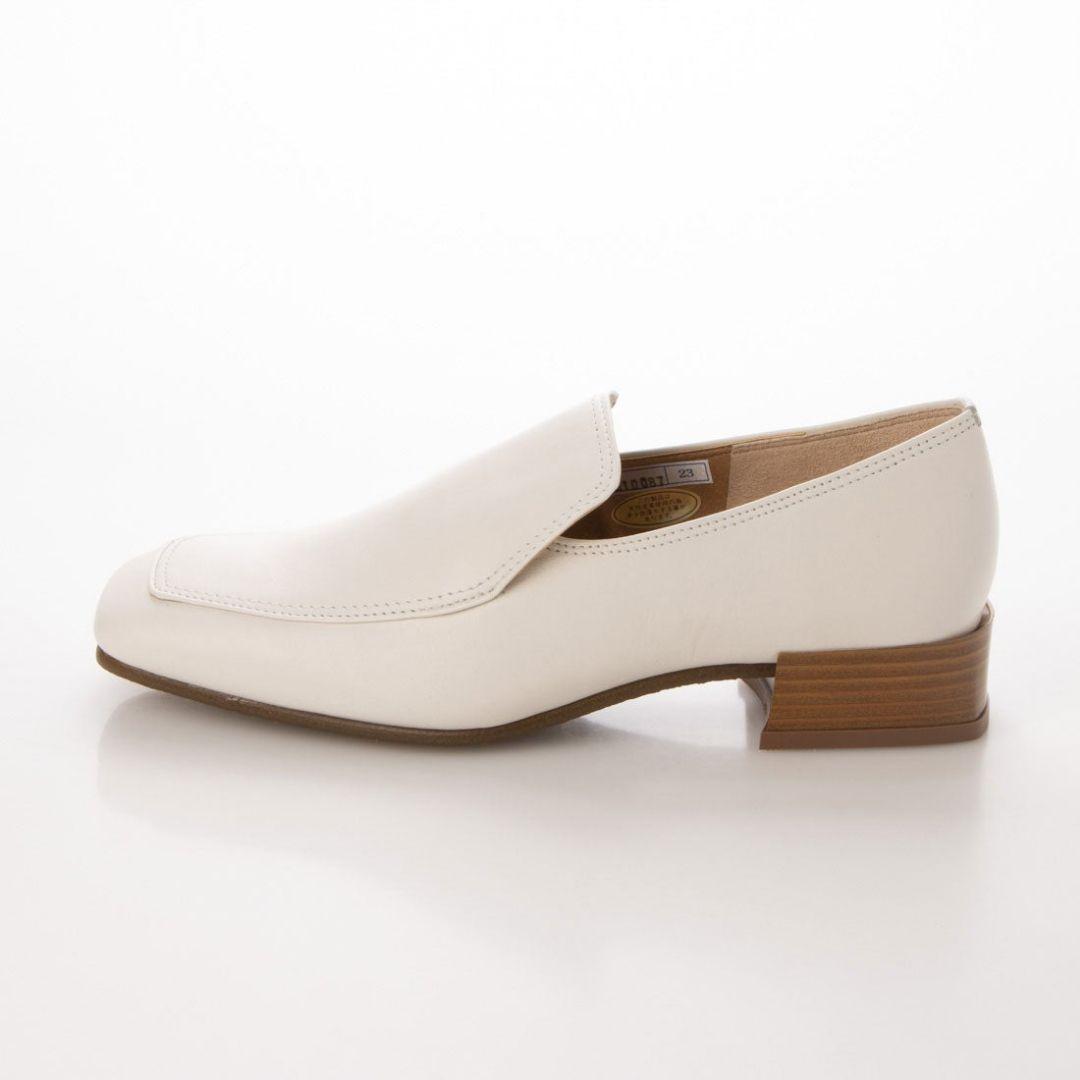 YOSUKEyo-ske натуральная кожа туфли-лодочки ( белый )22.5cm