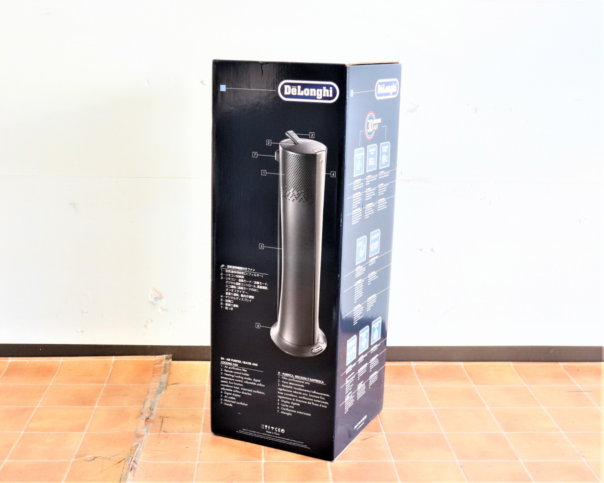 【未使用品】 DeLonghi HFX85W14C デロンギ 空気清浄機付きファン ウイルス対策 抗菌 健康 衛生 家電 電化製品 家族 家庭 010FPLT16_画像8